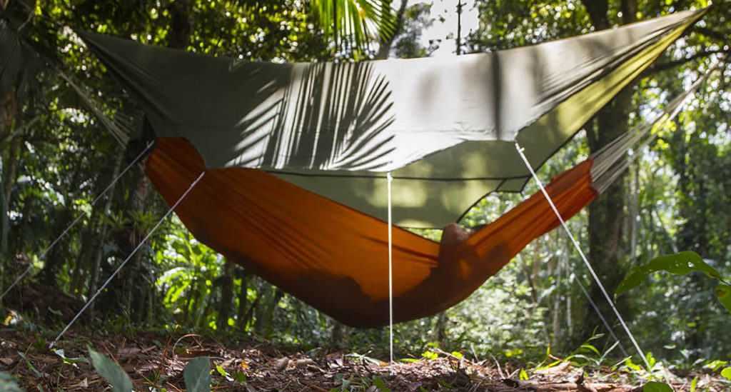 rede de descanso de acampamento